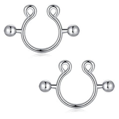 Trendy Cuffs Fake Nipple Piercing Bar