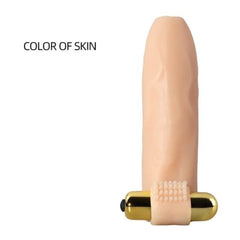 Uncircumcised Vibrating Cock Sleeve Stimulator