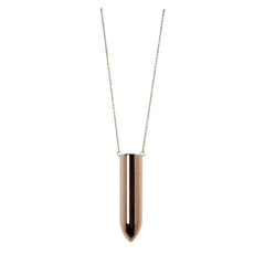 Rechargeable Metallic Necklace Vibrator