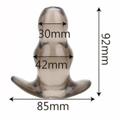 Bulky Tunnel Butt Plug 2.76 to 4.09 Inches Long