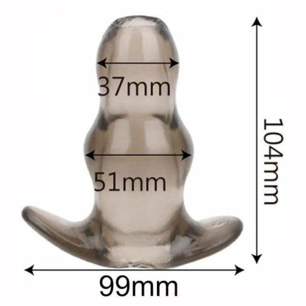 Bulky Tunnel Butt Plug 2.76 to 4.09 Inches Long