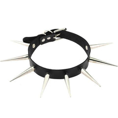 Gothic PU Leather Gay Collar