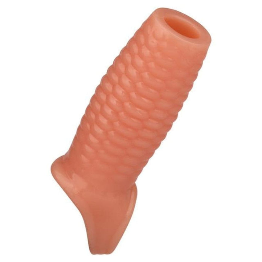 Sisandsis Dressally-Textured Hollow Penis Girth Sleeve