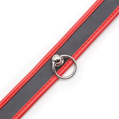 O Ring Bondage Leather Collars for Humans