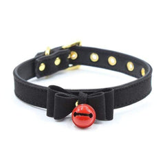 Cute Leather Bow Tie Princess Collars