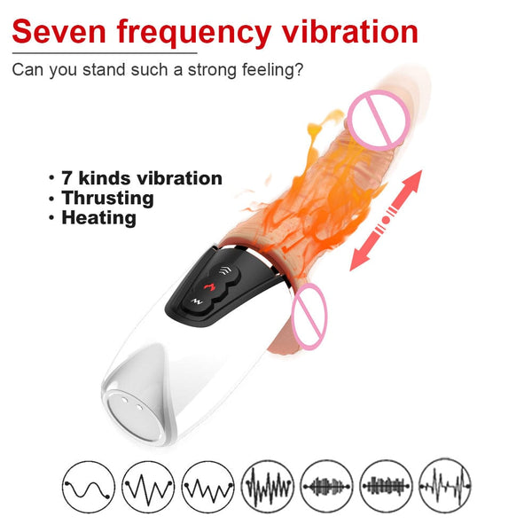 Heat Stimulation Vibrating Sex Machine