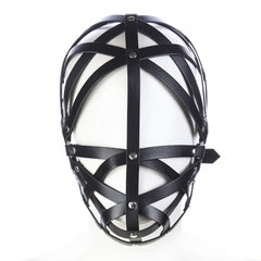 Leather Bondage Restraint Mask