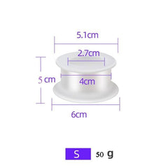 Expanding Hollow Silicone Ring Butt Plug