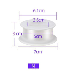 Expanding Hollow Silicone Ring Butt Plug