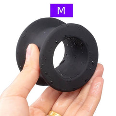 Expanding Hollow Silicone Ring Butt Plug