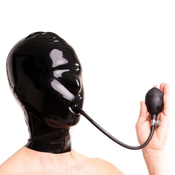 Bondage Mask Pump Gag