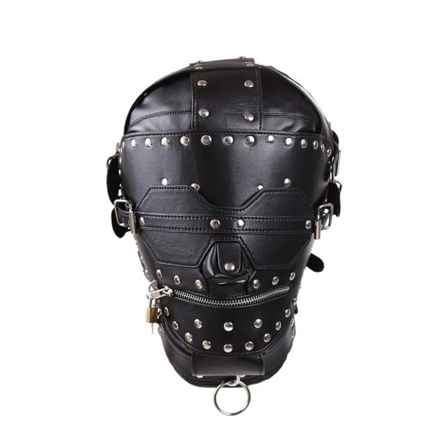 Total Blackout Padded Leather Mask