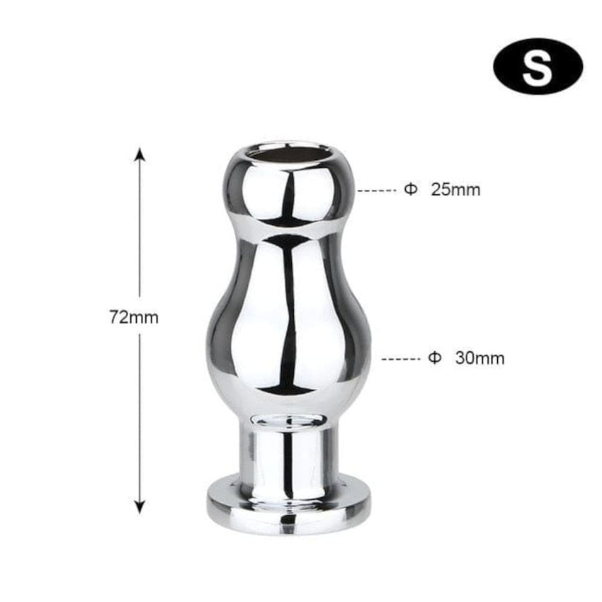 Flawless Stainless Steel Hollow Butt Plug