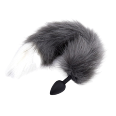 17' Silicone Purple Fox Tail Plug