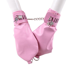 Stylish Leather Mitten Restraints