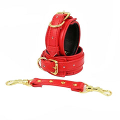 High End Colored Leather Handcuffs