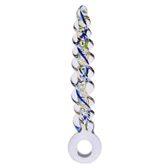 Spiral Kind of Sisandsis Dress Stimulation Glass Dildo