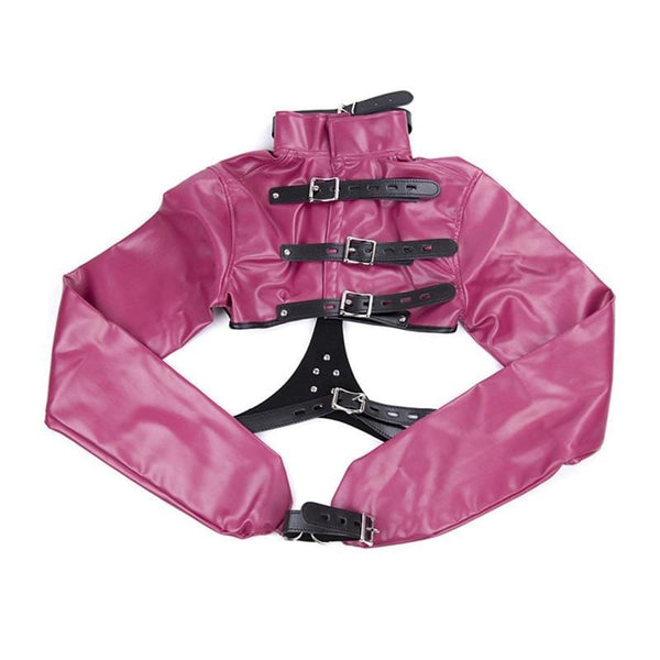 Bondage Jacket Leather Wrap Restraint