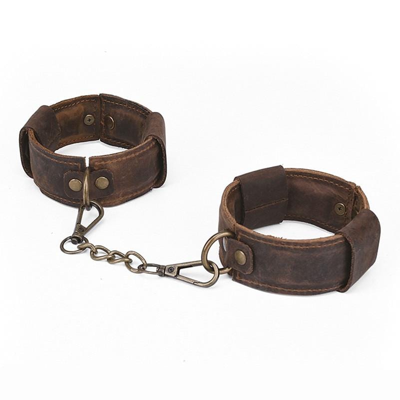 Sisandsis Dress Genuine Leather Cuffs