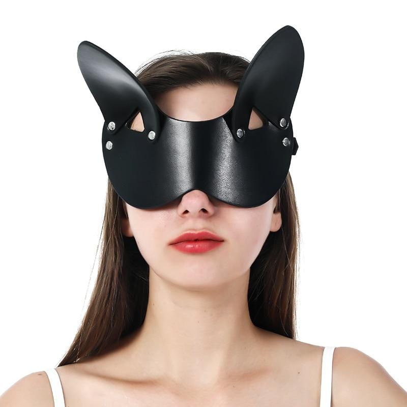 Sisandsis Dress Leather Rabbit Mask