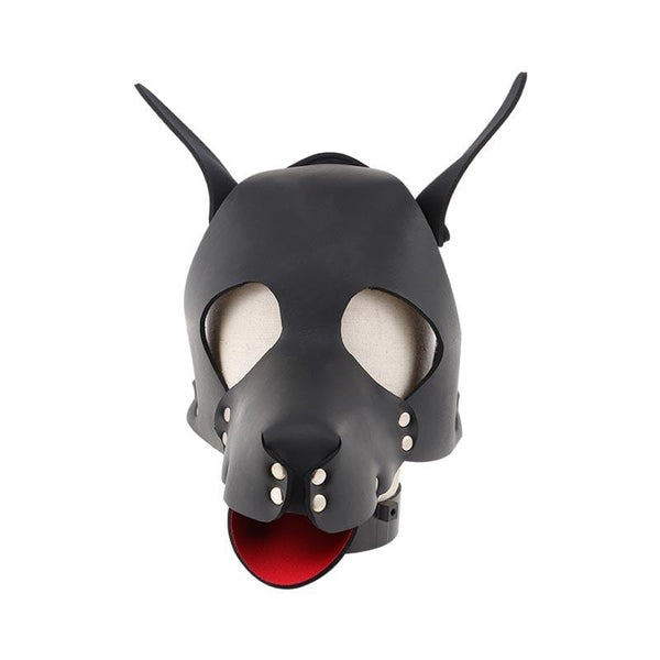 Leather BDSM Dog Mask