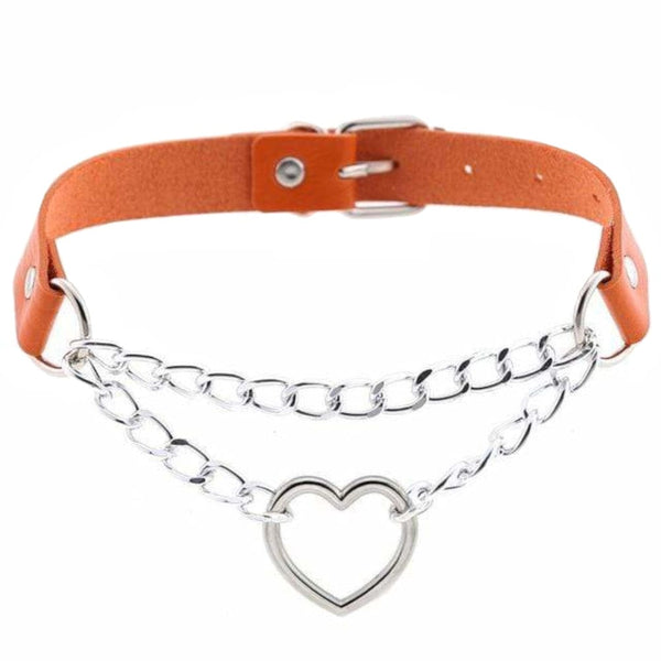 Sisandsis Dress Leather Choker