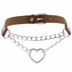 Sisandsis Dress Leather Choker