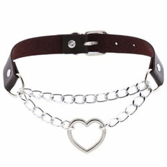 Sisandsis Dress Leather Choker