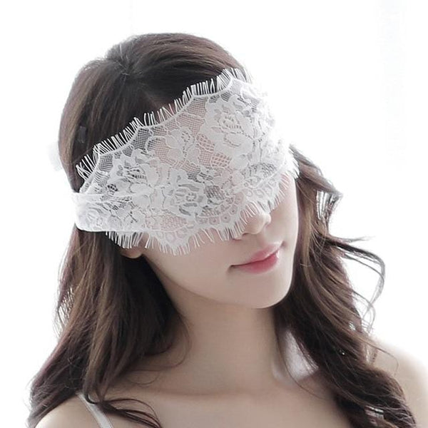 Floral See Through Sex Blindfold