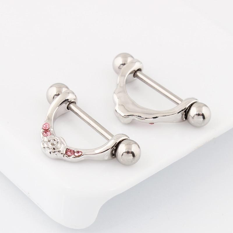 Charming Flower Pretty Nipple Piercing Jewelry