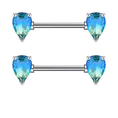 Tear Drop Style Nipple Barbell Jewelry