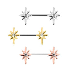 Twinkling Stars Small Nipple Bars