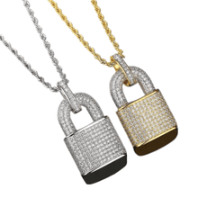 Men's Padlock Necklace