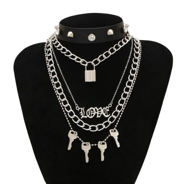 Gothic Slave Necklace Set