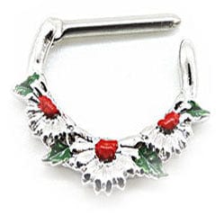 Garland of Flowers Nipple Clicker Jewelry