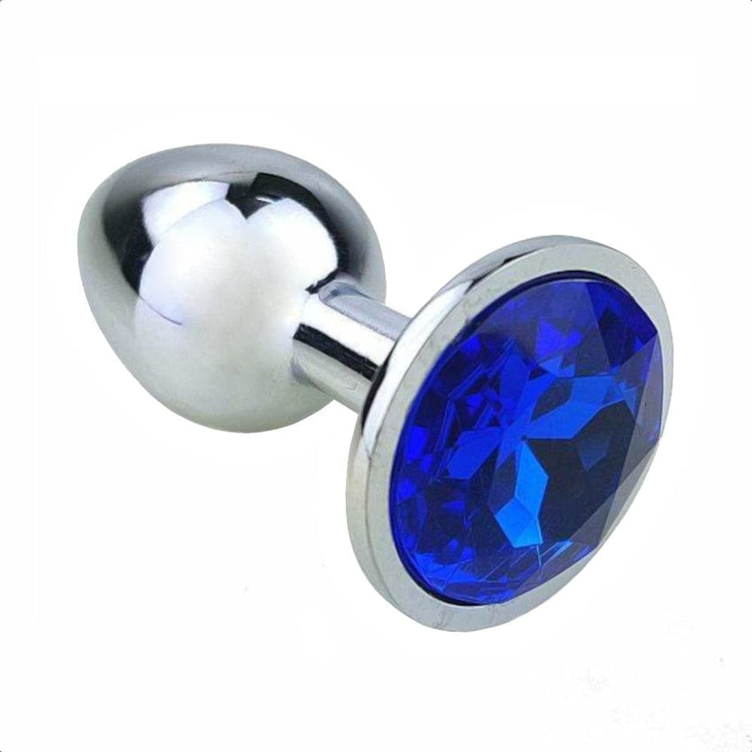 3' Jeweled Metal Plug - 10 Colors Available