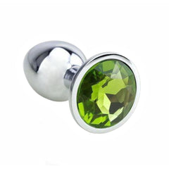 3' Jeweled Metal Plug - 10 Colors Available