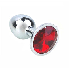 3' Jeweled Metal Plug - 10 Colors Available