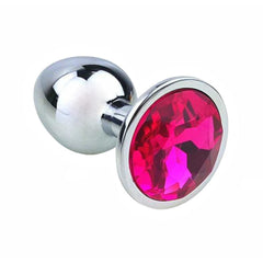 3' Jeweled Metal Plug - 10 Colors Available