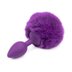 3' Silicone Brown Bunny Tail Plug