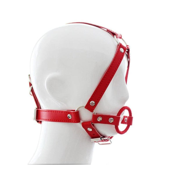 Open Mouth Hole Gag Harness