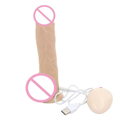 Wirelessly Controlled 7 Inch Rotating Dildo