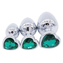 Jeweled Princess Plug 3pc Set