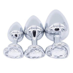 Jeweled Princess Plug 3pc Set