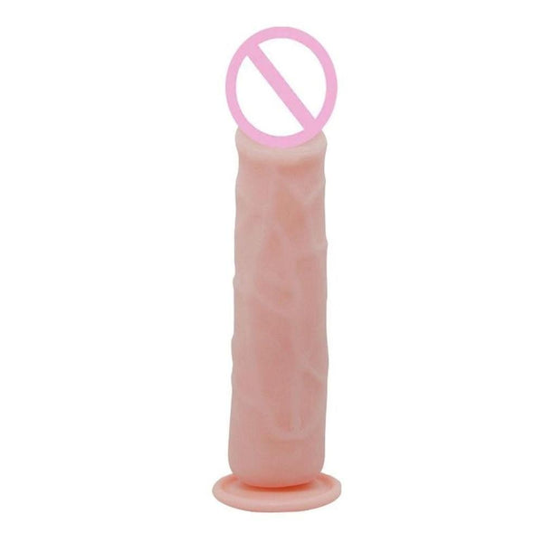 Flexible 9 Inch Silicone Realistic Dildo