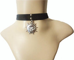 Sisandsis Dress Velvet Choker Collar