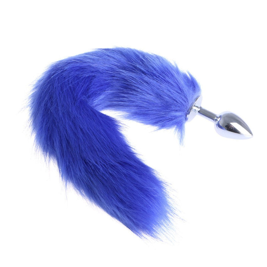 14' Stainless Steel Blue Faux Tail Plug