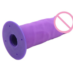 Beginner's Perfect Purple Strap On Dildo