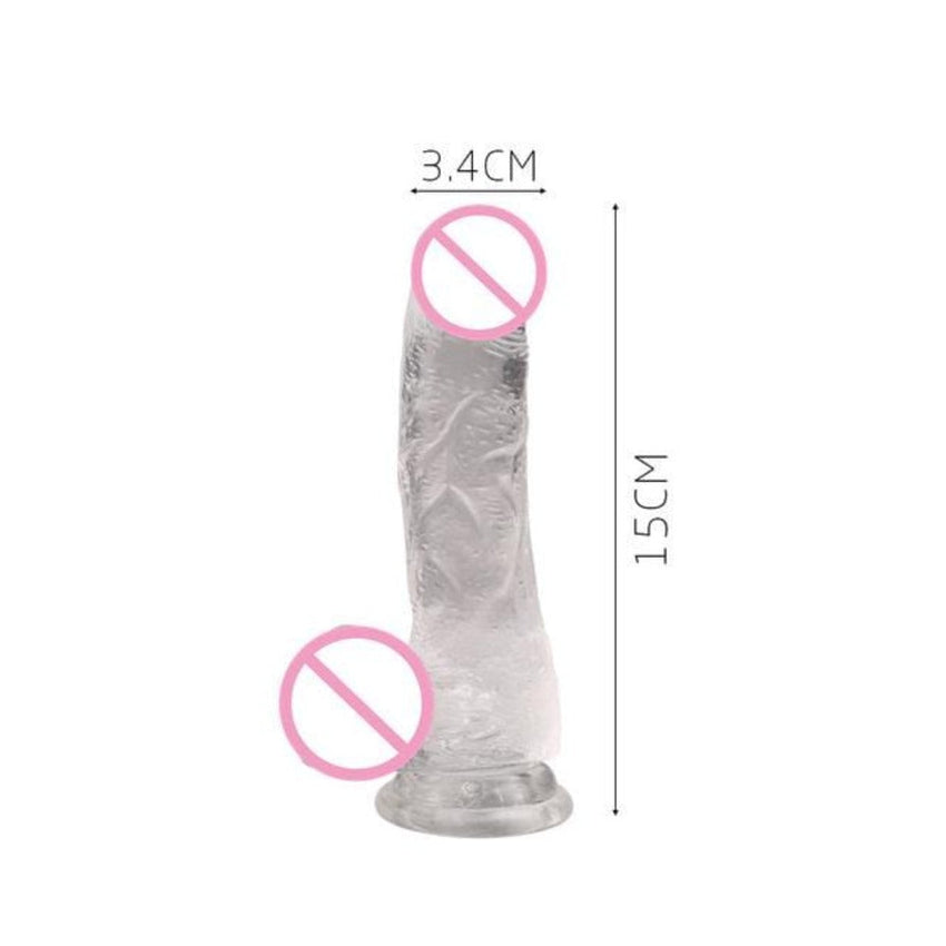 Ice Jelly Rubber Dildo