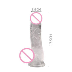 Ice Jelly Rubber Dildo